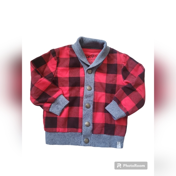 💜3/$20 Mini Heroes sweater size 12M unisex - Picture 6 of 6